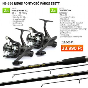 Nevis pontyozó páros szett  2x 1608-300+ 2x 2293-250 135738356 - Bojlis szett