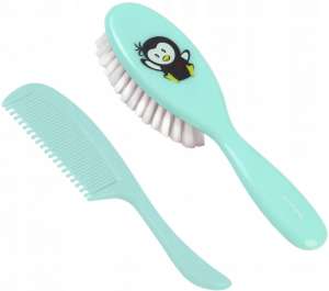 BabyOno hajkefe + fésű szett - pingvin #türkiz 30346350