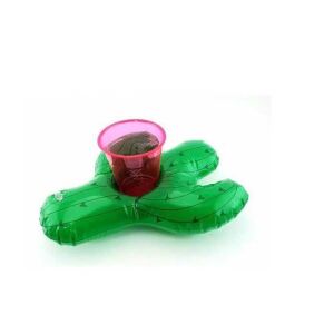 Nafukovací držiak na poháre/nápoje v tvare kaktusu, 29 x 25 cm 136097591 - Držiaky na nápoje