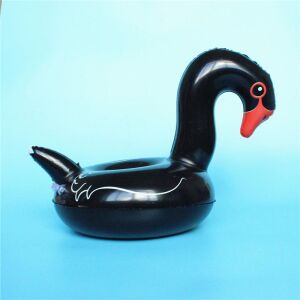 Nafukovací držiak na nápoje/poháre čierna labuť, 18 × 18 cm 136298574 - Držiaky na nápoje