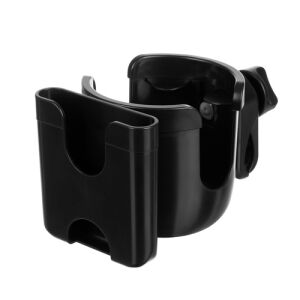 Kruzzel fekete babakocsi pohár- és telefontartó - Telefontartó babakocsira