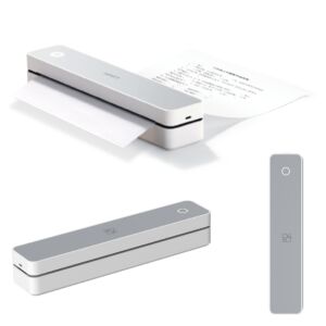 ALQUALITY® MT610 Pro hordozható A4-es hőnyomtató mini nyomtató – 300 DPI, A4-es formátum, vezeték nélküli és Bluetooth-os, iOS, Android és PC rendszerekkel kompatibilis – Ideális otthonra, ut 135742460 - Mobil nyomtató