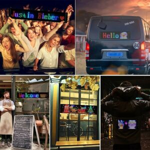 LED Mátrix Pixel Panel különböző felhasználási területeken: koncert, autó, bolt, ablak, kabát - LED panel