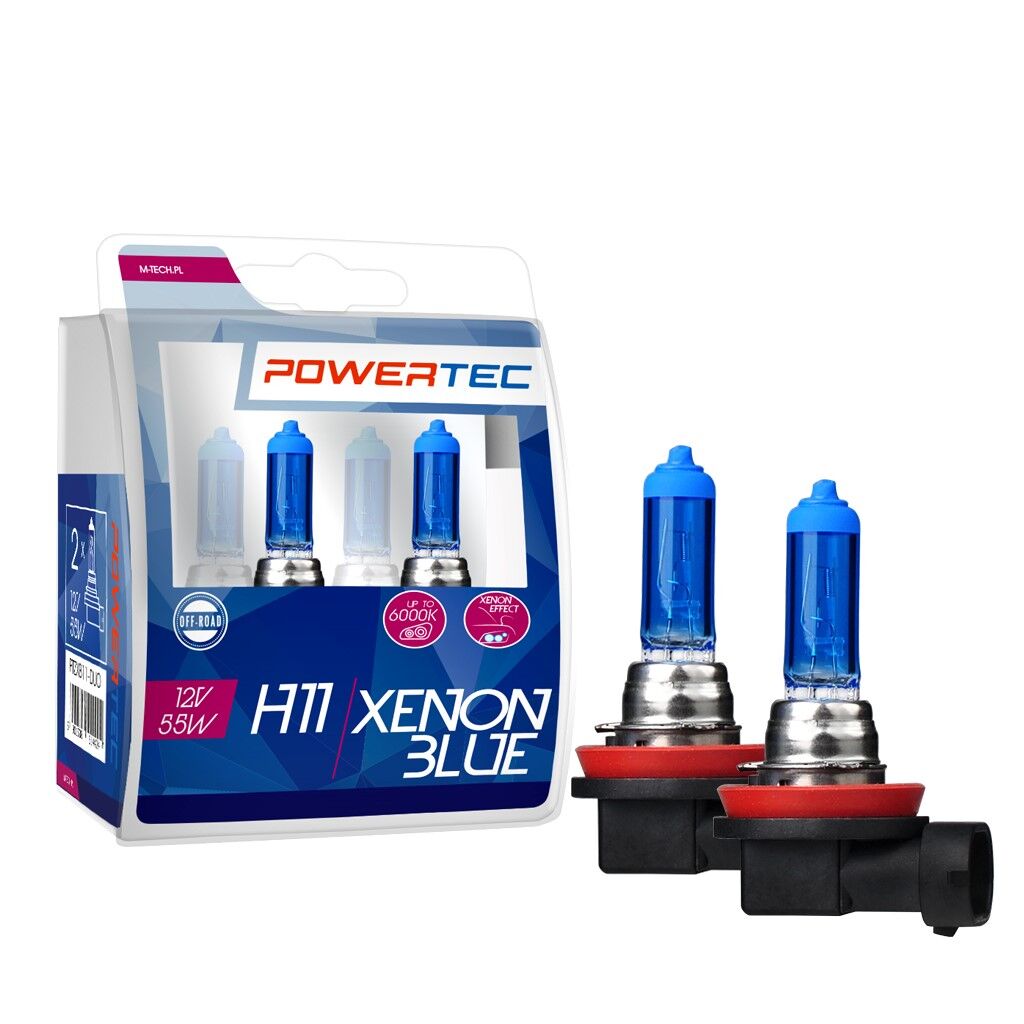 M-TECH PTZXB11-DUO Powertec Xenon Blue H11 12V DUO fényszóró izzó