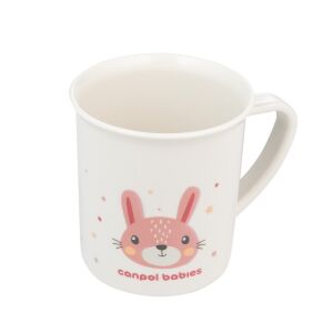 Canpol babies Műanyag bögre, 170ml, CUTE ANIMALS, nyuszi 135753373 - Itatópohár, pohár