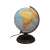 25 cm illuminated globe with physical features, showing mountains, oceans, and currents