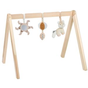 Nattou Flo, Ernest and Oli wooden baby gym toy arch - Baby Gyms & Play Mat