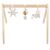Nattou Flo, Ernest and Oli wooden baby gym with hanging toys