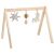 Nattou baby activity gym with wooden play stand and plush toys