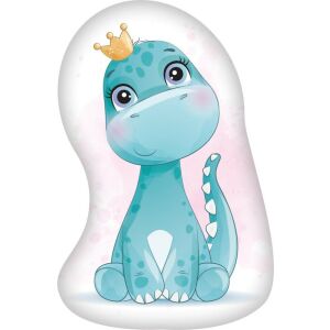 Dinoszaurusz Korona alakú párna, díszpárna 40x27 cm - Díszpárna