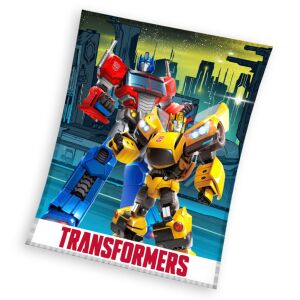 Поларена завивка Transformers с участието на Оптимус Прайм и Бъмбълби - Pléd