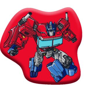 Transformers Optimus Prime díszpárna, piros Autobot velúr párna - Díszpárna