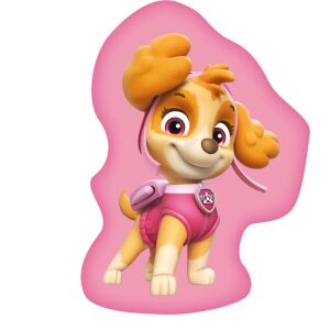 Mancs Őrjárat Skye formájú díszpárna, 38x27cm velúr párna - Díszpárna