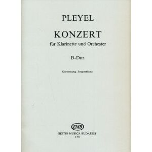 Ignaz Josef Pleyel: Konzert für Klarinette B-dúr - klarinétra, zongorakísérettel 135757625 - Művészet & Építészet