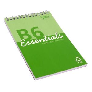 Jegyzettömb, B6, vonalas, 80 lap, PUKKA PAD "Unipad Essentials Shorthand", vegyes 135758241 - Jegyzettömb