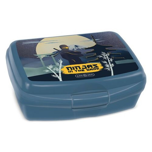ARS UNA Ninjas in the Dark Lunchbox, Kunststoff Lebensmittelbehälter