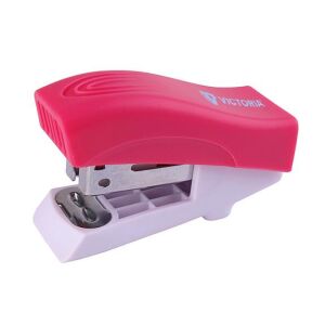 Tűzőgép, 24/6, 26/6, 12 lap, VICTORIA OFFICE, "Mini", rózsaszín 135761085 - Tűzőgép, tűzőkapocs
