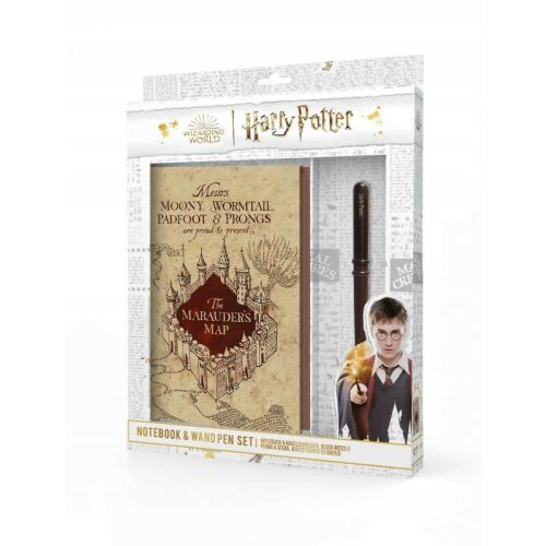 Harry Potter A5 jegyzetfüzet és varázslópálca Toll szett 135763182