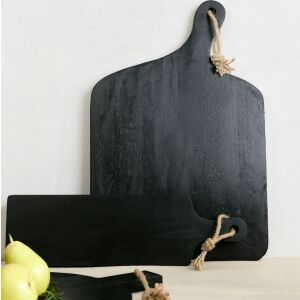 Tocator Koopman, lemn, 50x25x2 cm, negru 135764161 - Tocatoare de bucătărie