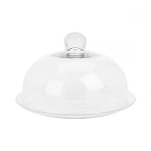 Excellent Houseware Tortenständer, Glas, 30x17 cm, transparent