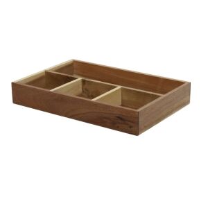Koopman Schubladen-Organizer, Holz, 30x20x4,5 cm, braun