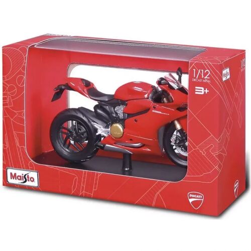 Ducati 1199 Panigale piros modell 1:12 135764347