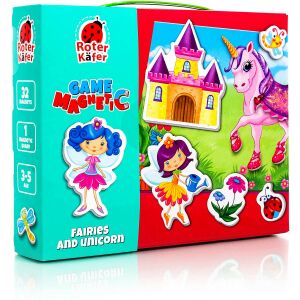 Mágneses játék Tündérek és Unikornisok, RK2070-08, Roter Kafer