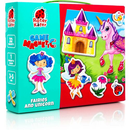 Mágneses játék Tündérek és Unikornisok, RK2070-08, Roter Kafer