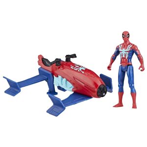 Marvel Spider-Man Web Splashers Hydro Jet mit 10 cm Spider-Man Actionfigur - Hasbro