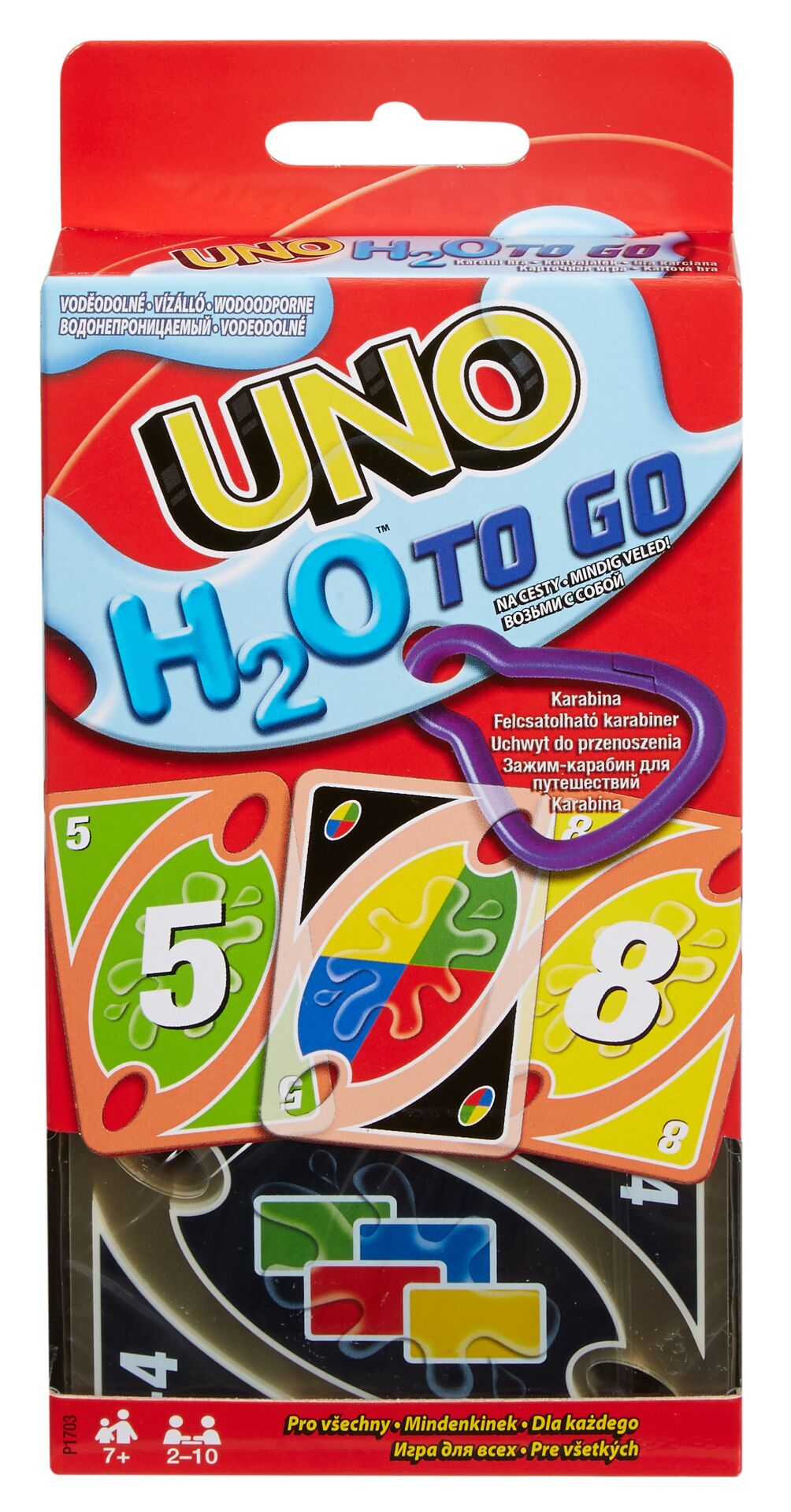 UNO H2O To Go Kártyajáték - Vízálló