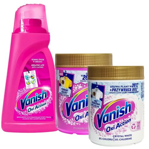 Vanish Oxi Action VÁLOGATÁS (2x470g + 1L) 135773019 - Folttisztító