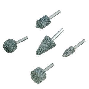 DENZEL 5 db-os csiszolófej készlet (PShM) fúrógéphez, szár 6mm 135774038 - Denzel