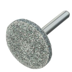 DENZEL 32x12mm 63C csiszolókő tányér alak, fúróhoz 6mm szár 135774052 - Denzel