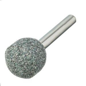 DENZEL 19mm 63C csiszolókő golyó alak, fúróhoz 6mm szár 135774078 - Denzel