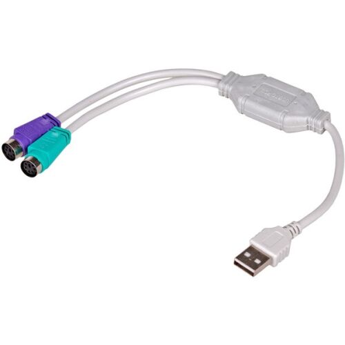 Akyga USB - 2x PS/2 Adapter kábel - 25cm 135779616