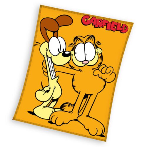 Garfield Lazy Days Polár Takaró - 150x200cm, Korall Fleece