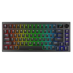 AVAX GM02 PRO 75% HUN Gasket RGB tri-mode mechanikus (Gateron piros switch) billentyűzet 135779821 - Billentyűzet