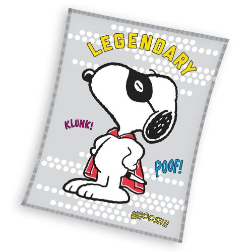 Snoopy Legendary Polár Takaró - 150x200cm, Coral Fleece 135779863