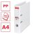 Esselte Standard Vivida White A4 Ring Binder with PP cover and A4 size