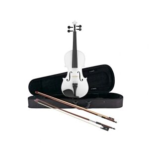 Klassische Holzgeige, Größe 4/4, weiß, inklusive Koffer, zwei Bögen 135785978 - Musikinstrumente