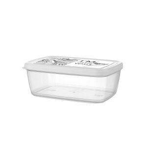 IRIS ARIA 850ml átlátszó műanyag ételtároló doboz fedővel - Ételtároló