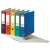 Esselte Rainbow A4 ring binders, 75mm, assorted colors