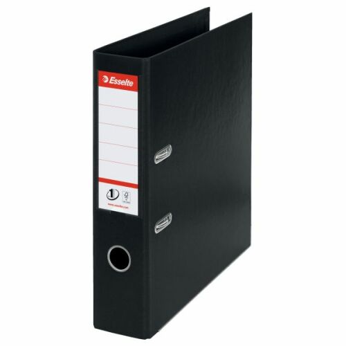File organizer a4, 7,5cm, pp with edge protector, esselte standard vivida black