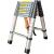 Compact folded Pepita telescopic aluminum ladder