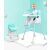 Baby in Pepita Pappo 3in1 Convertible High Chair - Blue, multiple configurations