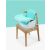 Pepita Pappo 3in1 High Chair - Blue, booster seat on chair