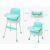 Pepita Pappo 3in1 Convertible High Chair - Blue, dimensions