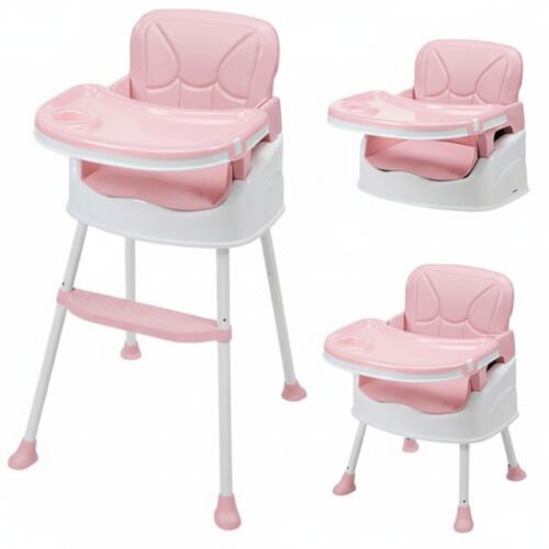 Pepita Pappo 3in1 Konvertibilna Stolica za Hranjenje #ružičasta 146897801