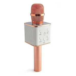 FOXMAG24 Vezeték Nélküli Karaoke Mikrofon - Bluetooth, Rose Gold