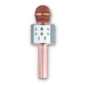 Bluetooth Karaoke Mikrofon - Vezeték Nélküli, Hangszóróval, 2600 mAh